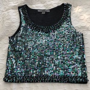 Sparkly ✨ F21 Sequin Tank Top - Rabbit Hair Blend